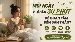 Mỗi Ngày Chỉ Cần 30 Phút Để Quan Tâm Đến Bản Thân