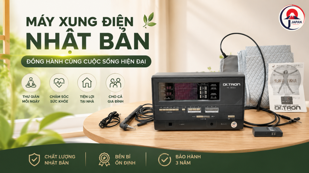 Máy Xung Điện Nhật Bản – Đồng Hành Cùng Cuộc Sống Hiện Đại