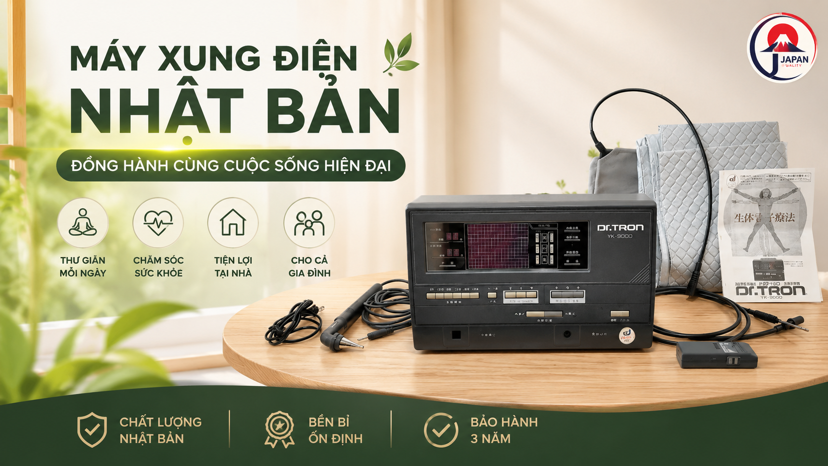 Máy Xung Điện Nhật Bản – Đồng Hành Cùng Cuộc Sống Hiện Đại