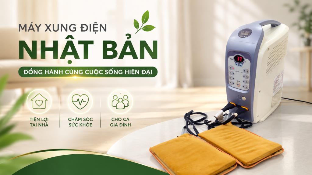 Máy Xung Điện Nhật Bản Giá Rẻ – Có Nên Mua? Kinh Nghiệm Chọn Máy Chính Hãng